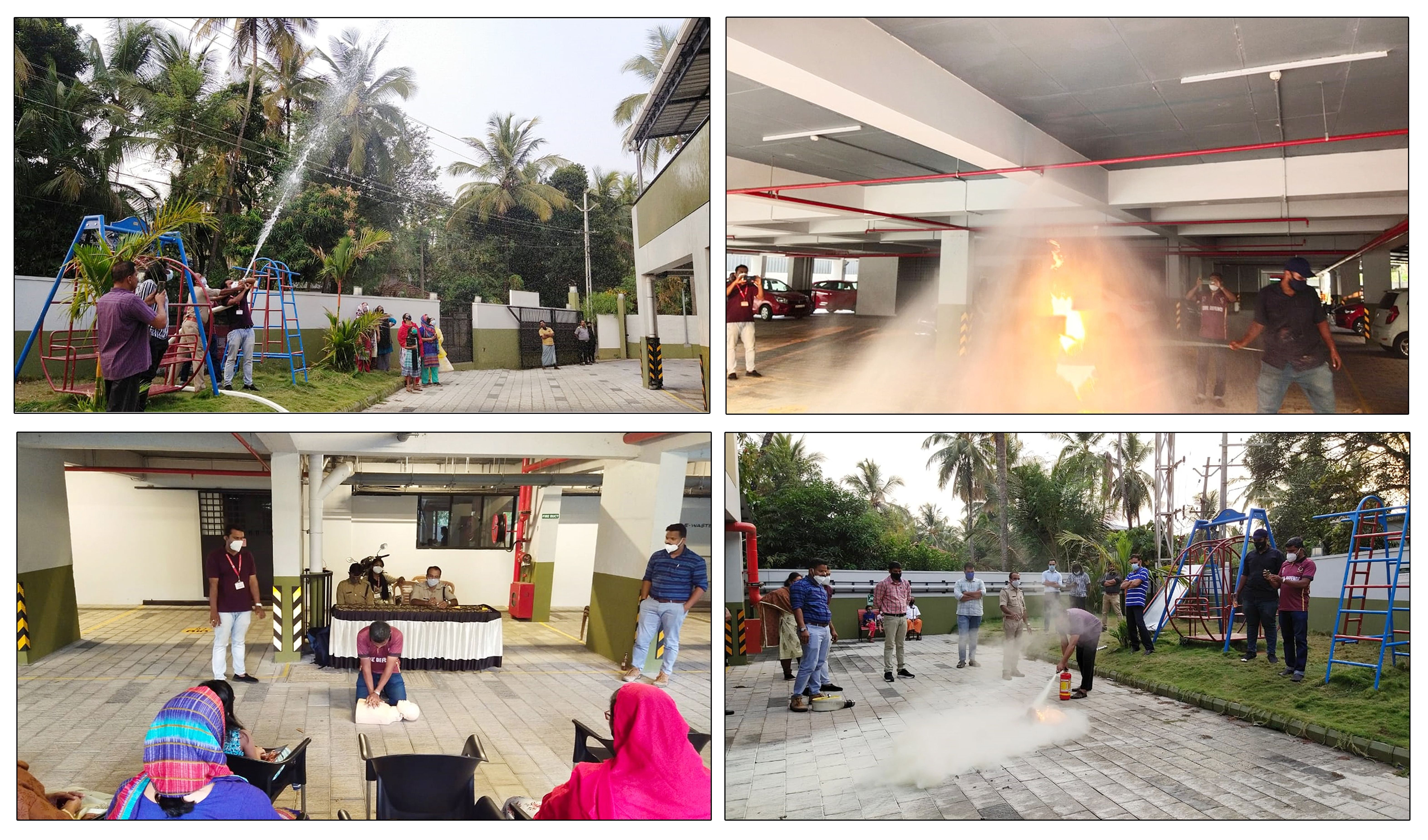 Fire fighting Training at Homestead Happinest Perinthalmanna